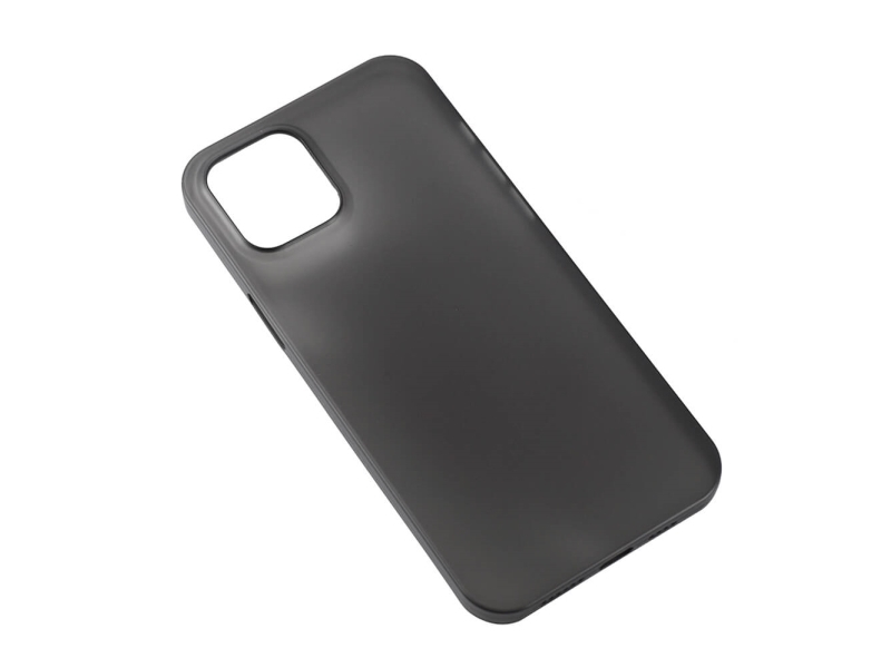 Gear Mobilskal Ultraslim Svart Semitransparent Iphone 12 Pro Max