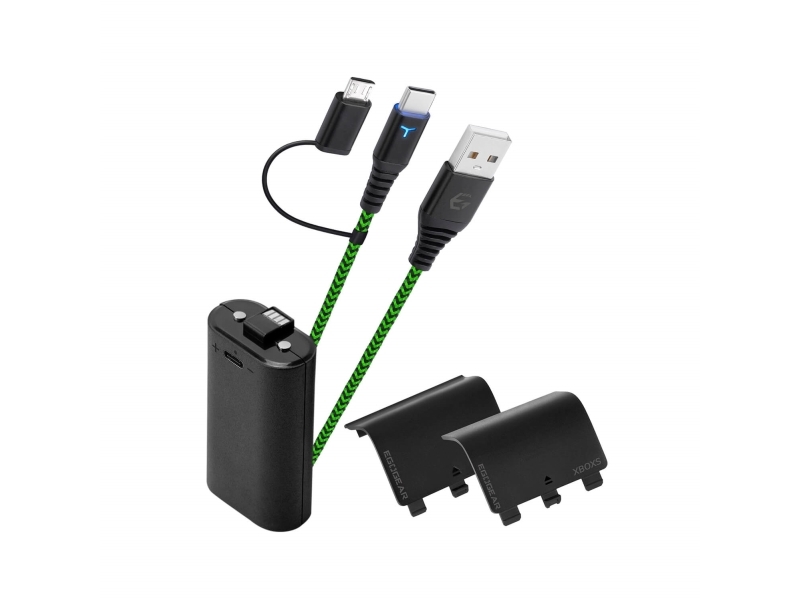 Egogear - Play & Charge Kit SCH10 pour Xbox Series X S et Xbox One (3 m), USB Kabel - Image 3