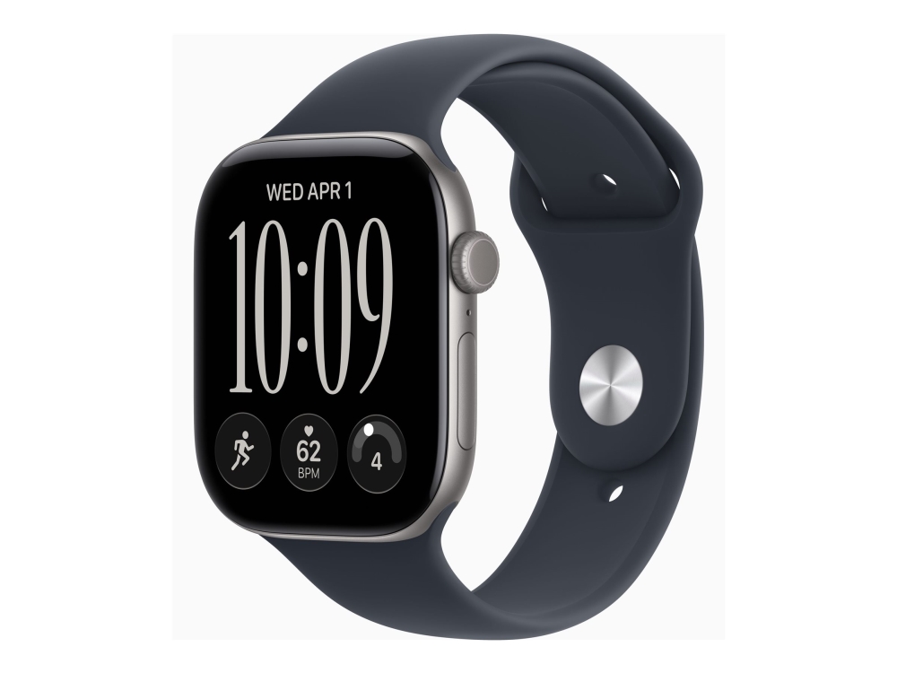 Smartwatch Apple APPLE Watch Series 12 GPS + Cellular 46mm Space Grey Aluminium Case with Navy Blue Sport Band - M/L