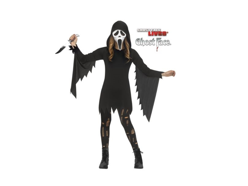 Ghost-Face-Kostüm Für Mädchen