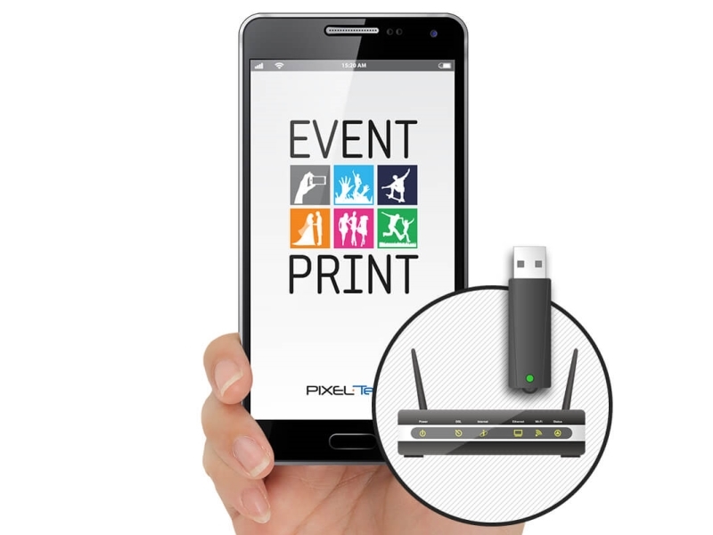Event Print Software Dongle inkl. Router