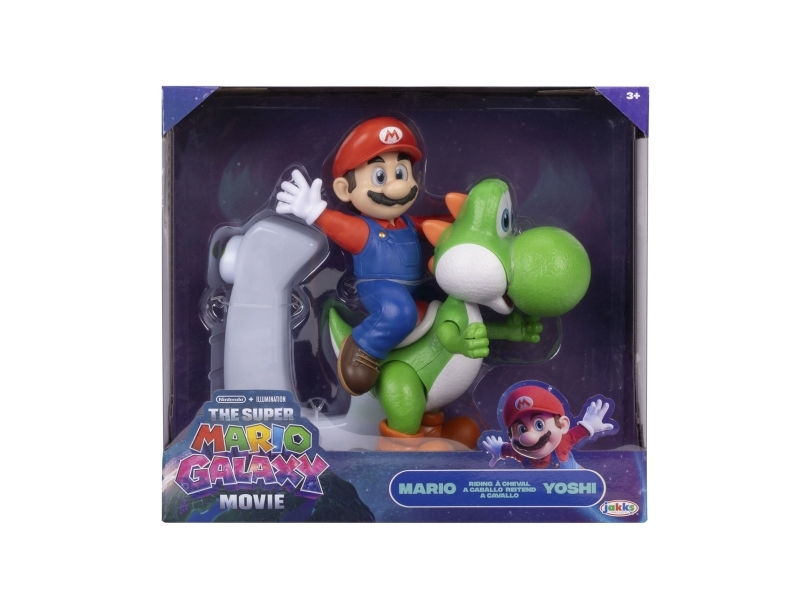 Ntnd Mario Galaxy Movie Figure Feature Mario Riding Yoshi
