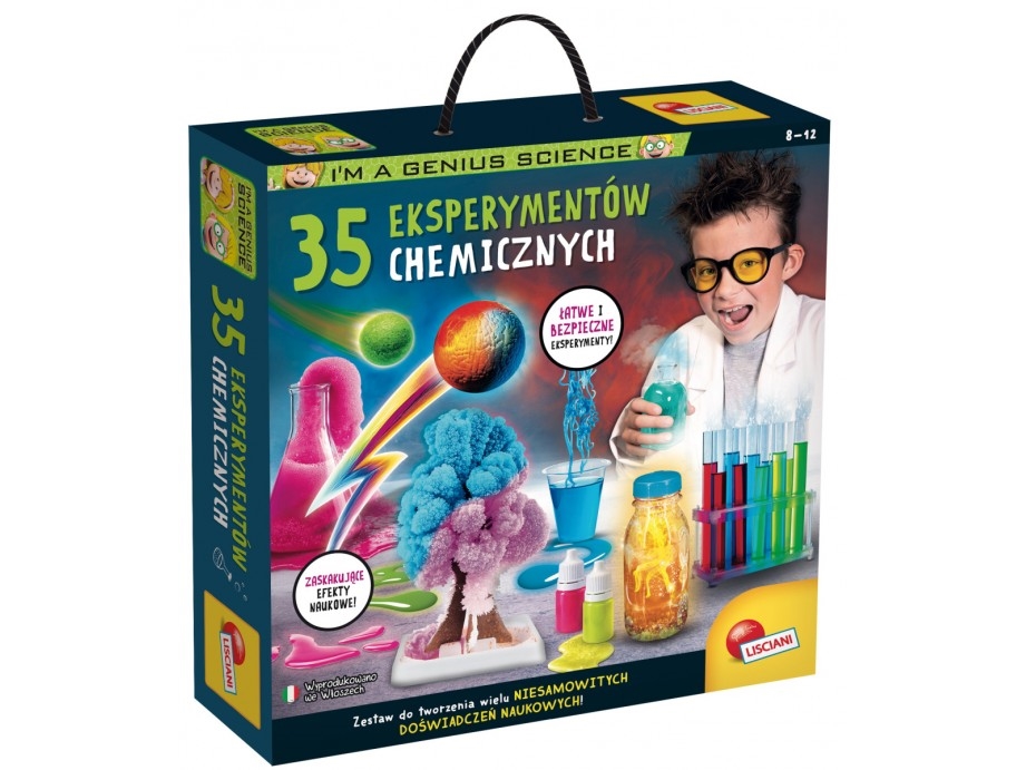 Lisciani LISCIANI I"M A GENIUS 35 EKSPERYMENTÓW CHEMICZNYCH