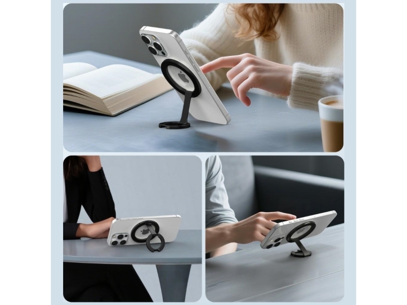 Ring Sodi St04 Double-Sided Magnetic With Magsafe - Black