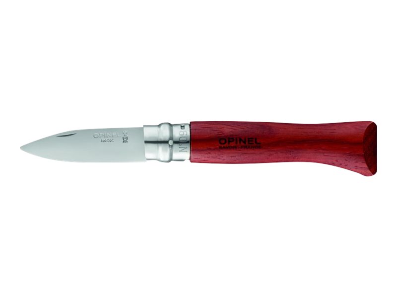 Opinel Gourmets N°09 Austernmesser 6,5 Cm Edelstahl, Rot