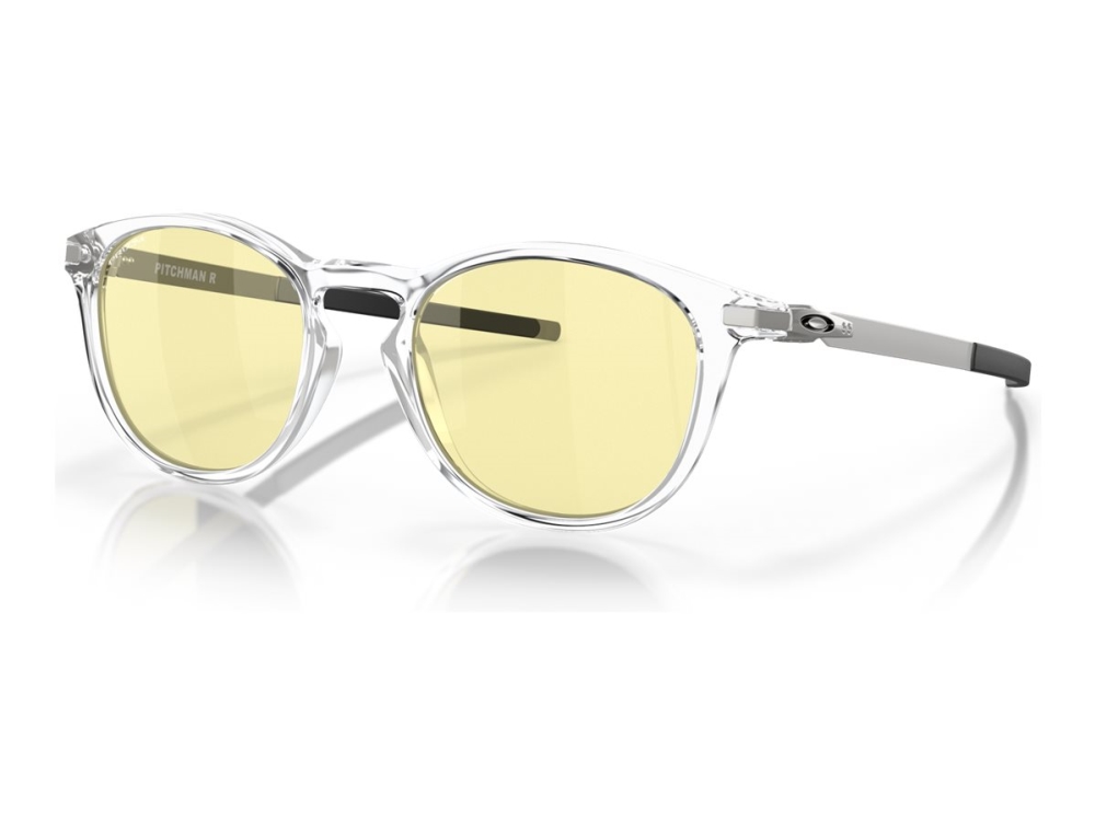 Oakley Pitchman R Gaming Collection OO9439 - Solbriller - for computer, spil - stor - fuld kant - ramme: klar - objektiv: gul