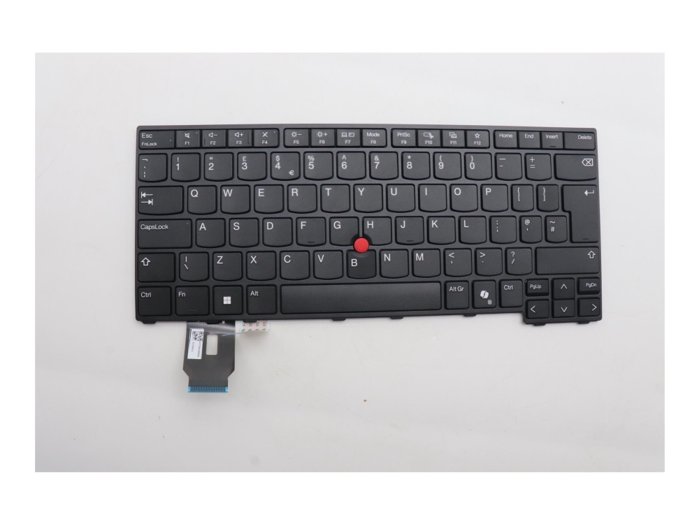 Lenovo - Notebooks Udskiftningstastatur - Med Trackpoint - Qwerty - Engelsk - Sort - For Thinkpad L14 Gen 6 Thinkpad L14 Gen 7 Thinkpad P14s Gen 6 T1