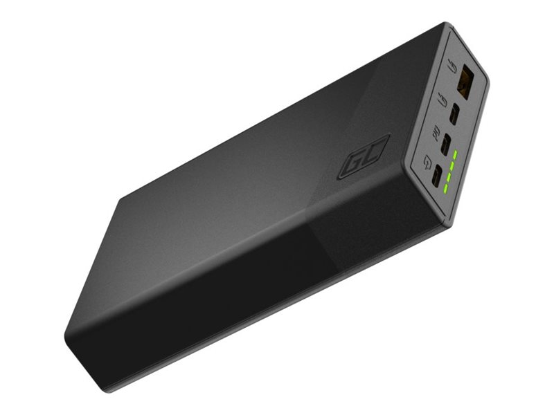Green Cell Pbgc03s, 20000 Mah, Lithium Polymer (Lipo), Adaptive Fast Charging, Power Delivery, Power Delivery 3.0, Quick Charge 1.0, Quick Charge 2.0