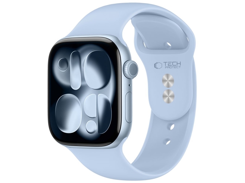 Tech-Protect Silicone Strap For Apple Watch 40 / 41 / 42 Mm - Light Blue