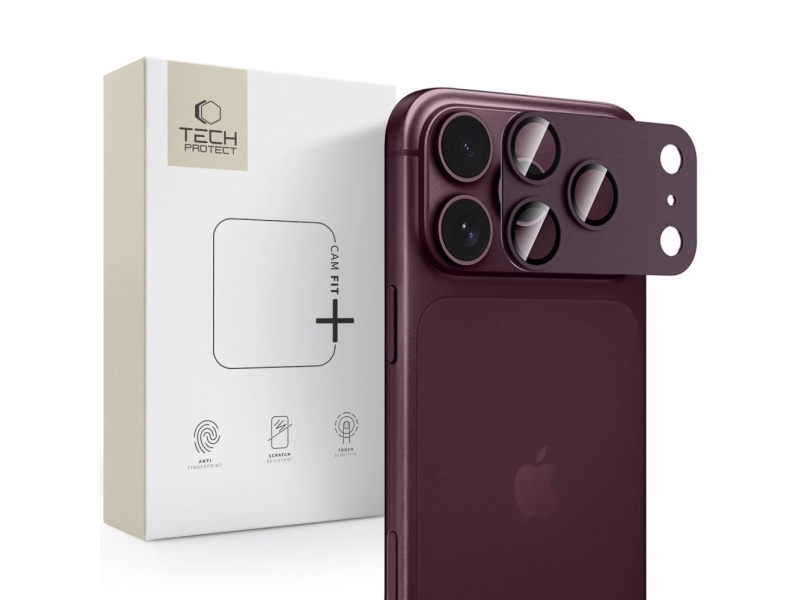 Tech-Protect Oslona Aparatu Tech-Protect Camfull Fit+ Iphone 18 Pro Max Burgundy