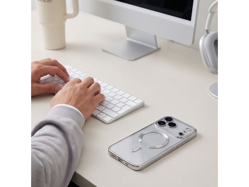 Tech-Protect Magflex Case For Iphone 18 Pro Max / 17 Pro Max - Silver