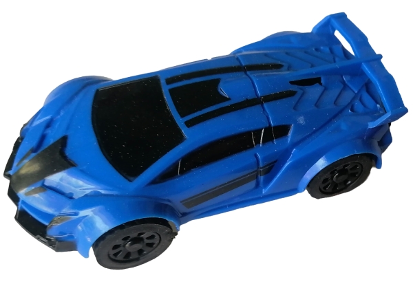 Jj Slot Bil 1:64, Blau – Thunder Fast Race