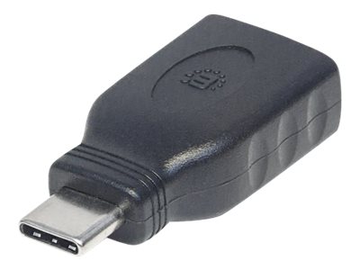 Ic Intracom Manhattan Usb-C To Usb-A Adapter, Male To Female, 5 Gbps (Usb 3.2 Gen1 Aka Usb 3.0)