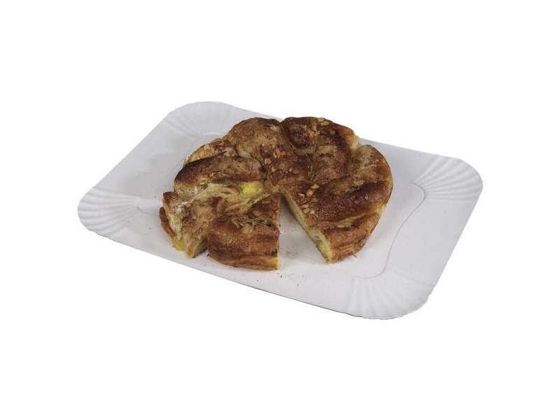 Catering-Tablett, Rechteckig, 430 X 300 X 15 Mm, Weiß, Packung Mit 150 Stück, Lebensmittelgeeignet