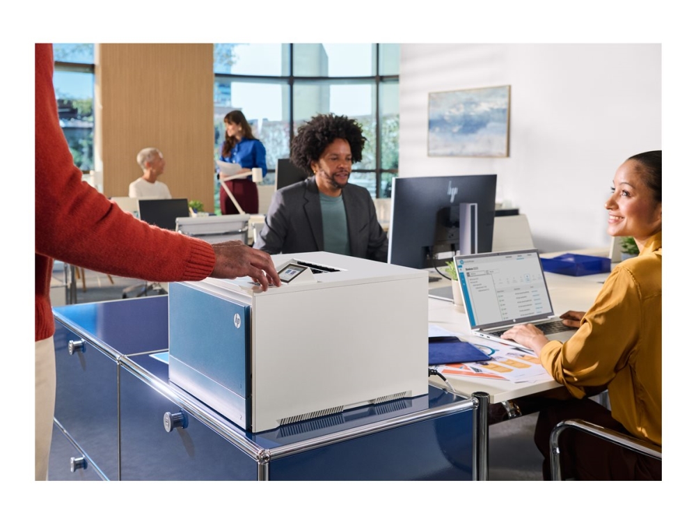 HP Color LaserJet Enterprise 4701dw - Printer - farve - Duplex - laser - A4/Legal - 1200 x 1200 dpi - op til 33 spm (mono) / op til 33 spm (farve) - kapacitet: 300 ark - USB 2.0, Gigabit LAN, USB 2.0 vært, Bluetooth LE, Wi-Fi(ax)