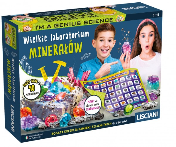 Lisciani LISCIANI I"M A GENIUS WIELKIE LABORATORIUM MINERALÓW