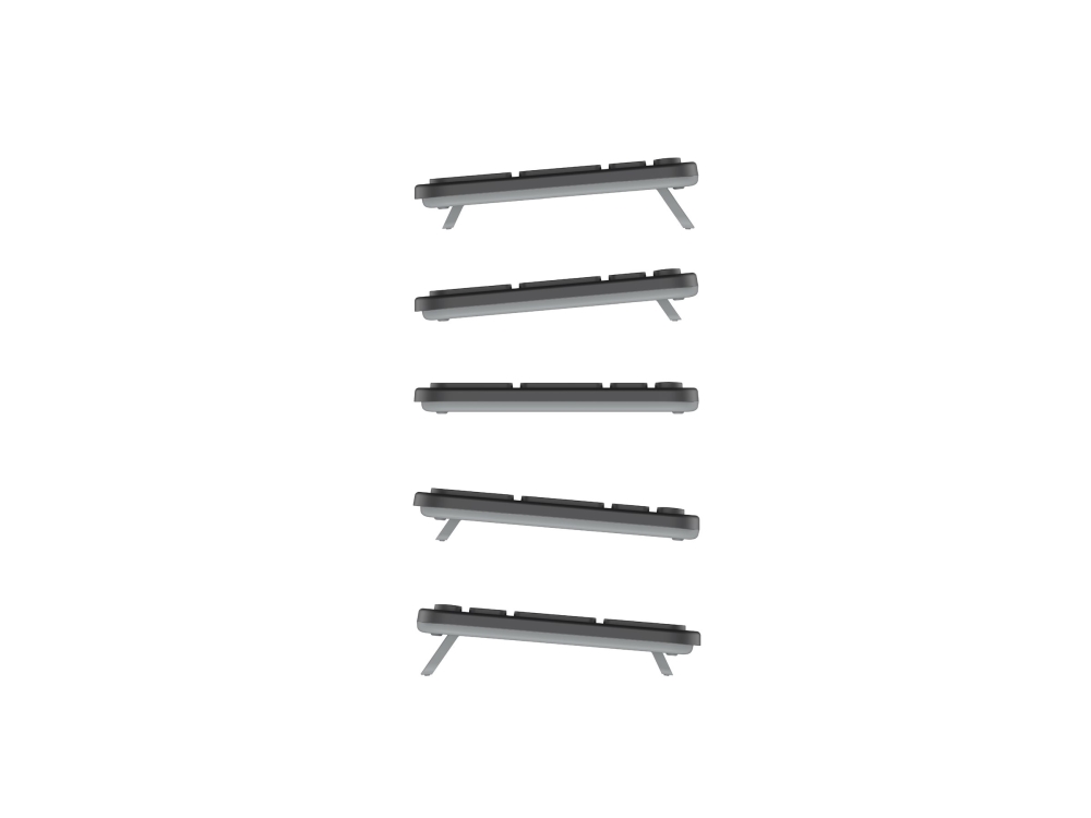 Contour Design Balance, Volle Größe (100%), Kabellos, Rf Wireless + Bluetooth, Scherenschalter, Qwerty, Schwarz