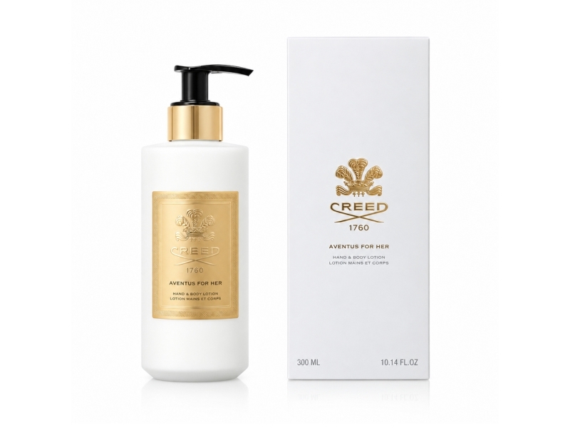 Creed Aventus For Her Body And Hand Lotion 300 Ml Pump Bottle