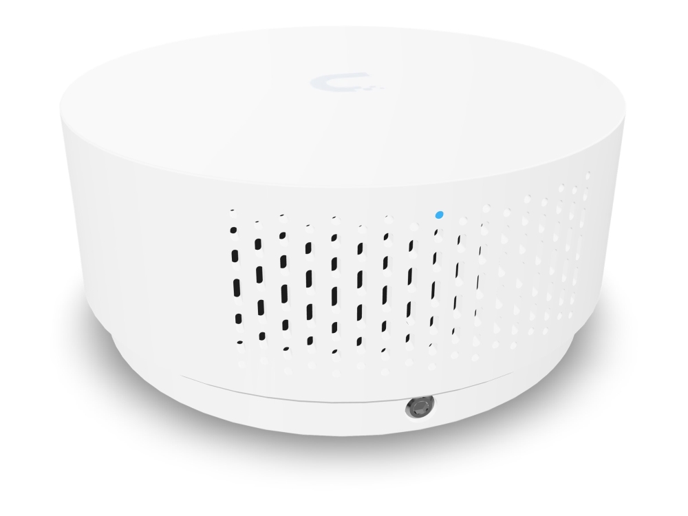 Ubiquiti UP-AirQuality, Kulilte-detektor, Ledningsført, Hvid, Polykarbonat (PC), Overflademonteret, DC