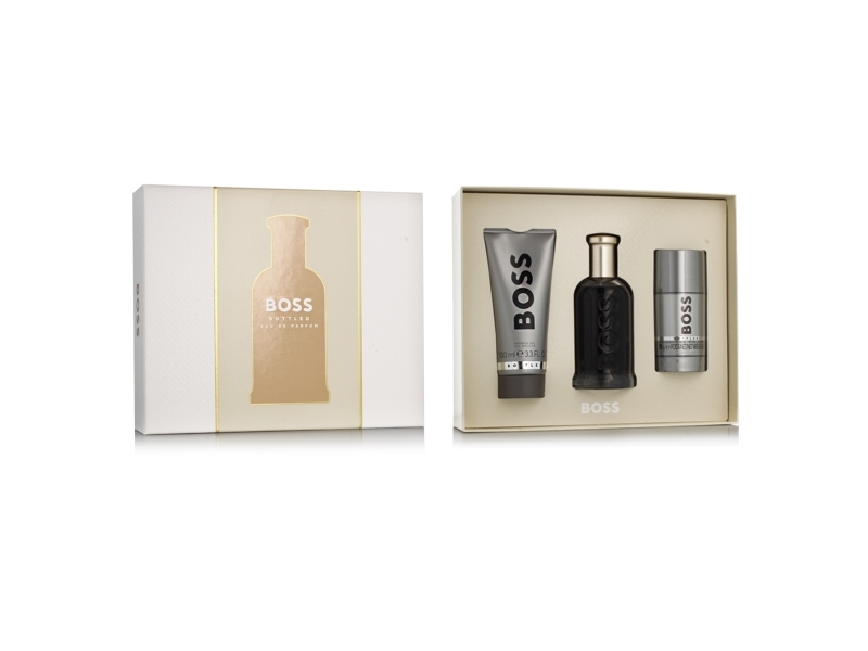 Boss Bottled Gift Set - Eau De Parfum Spray 100Ml, Shower Gel 100Ml, Stick Deodorant 75Ml