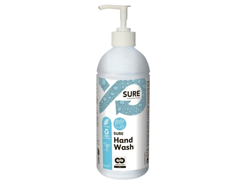 SURE håndsæbe Hand Wash i doseringsflaske 500 ml