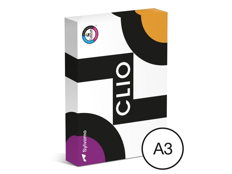 Clio Kopipapir A3 hvid 80g - (5 pakker x 500 ark)