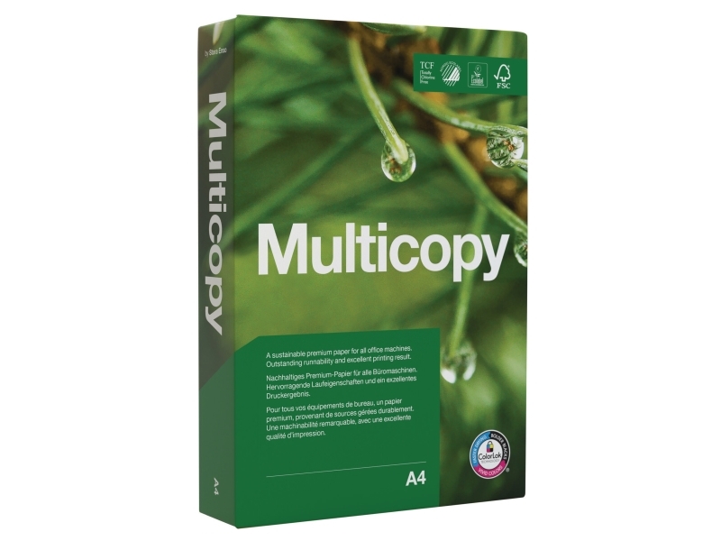 Kopipapir, Multicopy Original, 90 g/m2, hvid, A4, pakke a 5 x 500 ark