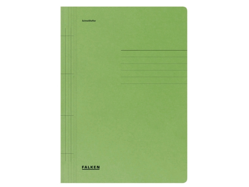 Arbejdsmapper, Falken, A4, 250 g/m2, grøn, pakke a 100 stk