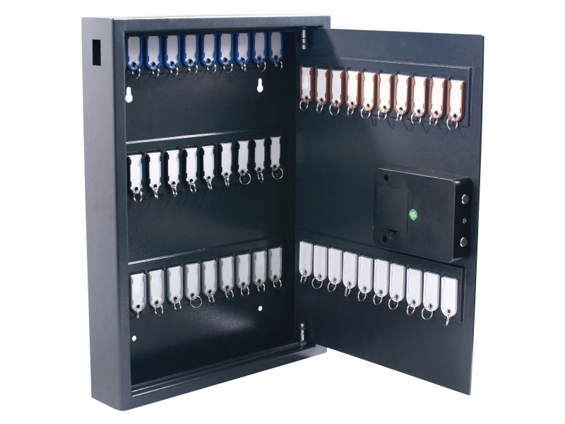 pavo nøgleboks High Security, 50 nøgler til magnetiske nøgleringe, med elektronik - 1 stk (8013876)