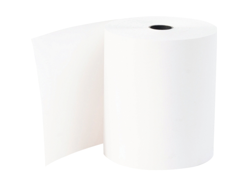 Lyreco termopapirrulle 80 x 70 x 12 mm 72 m, pakke med 5 ruller