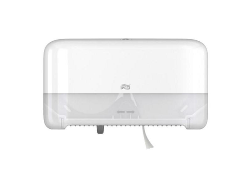 Tork optiserve® dispenser 2 ruller toiletpapir uden hylse, hvid, 558060, t7