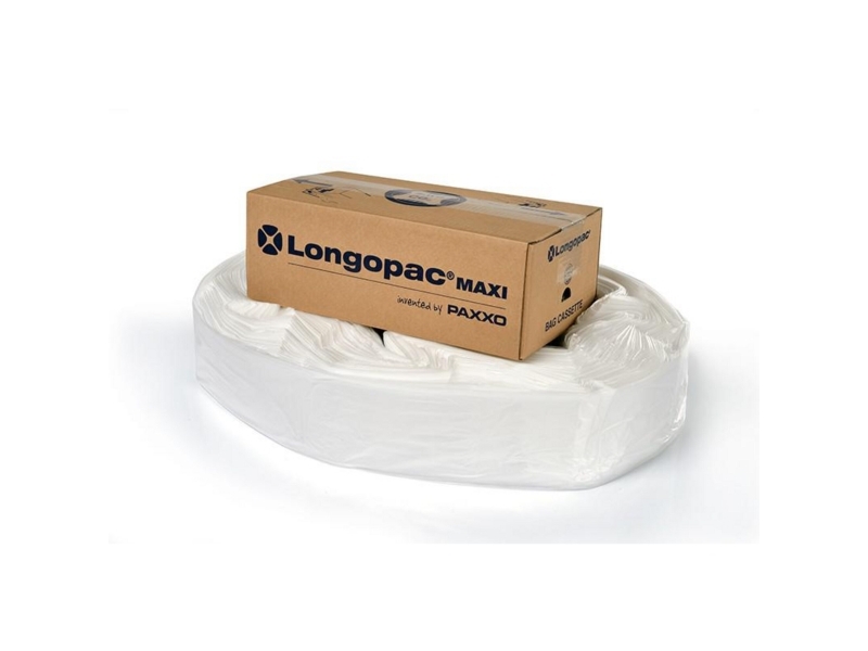 Plastslange Longopac Maximagasin 110 m Stor med Lukker Klar,110 m/krt