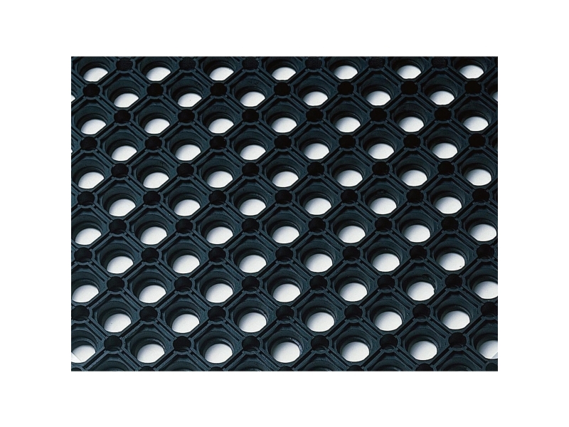 Skrabemåtte, Matting Yoga Zon, 80x120 cm, sort