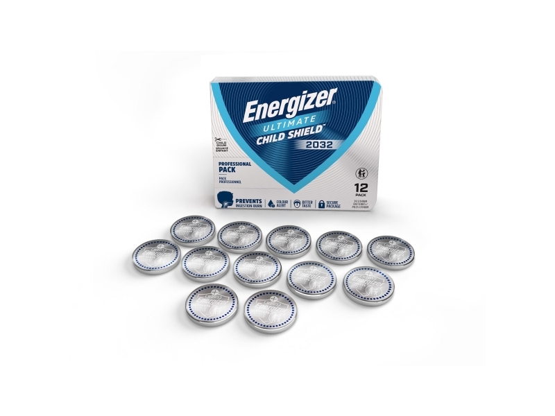 Energizer Knopfzelle CR2032 3 V 12 St. 235 mAh Lithium Ultimate Child Shield E304617100 (E304617100)