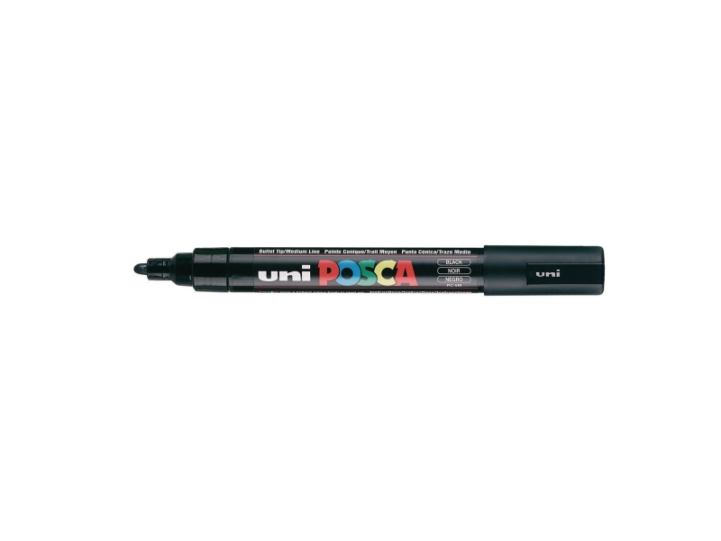 Faber Castell Schwarz Faber-Castell 182599 Marker Uni Posca Pc-5M - Bild 10