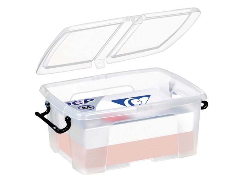 Opbevaringskasse, CEP® Strata HW671, HxBxL: 18,3 x 29,5 x 40,5 cm, transparent