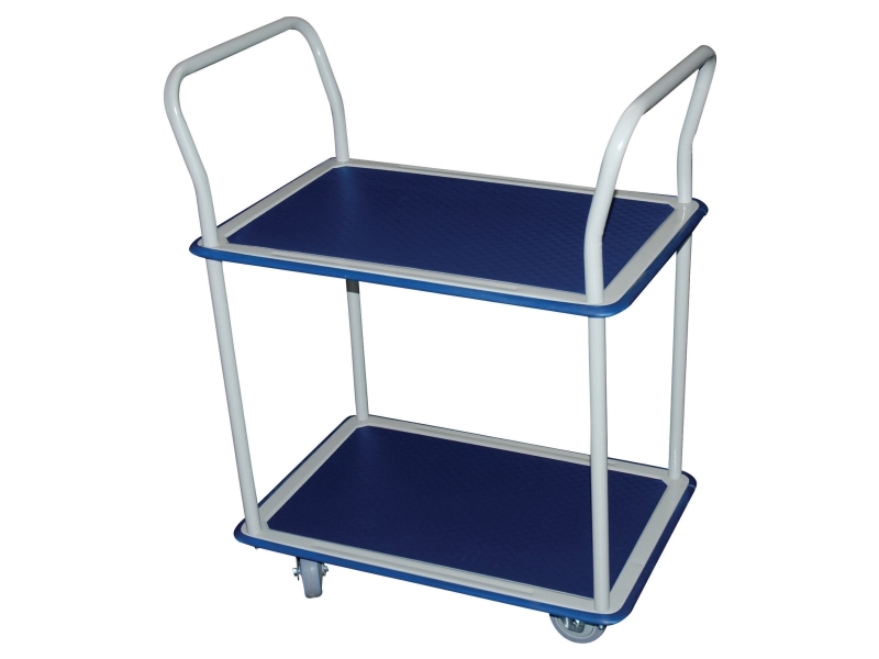 Rullebord Wonday® Safetool, hyldevogn med 2 hylder