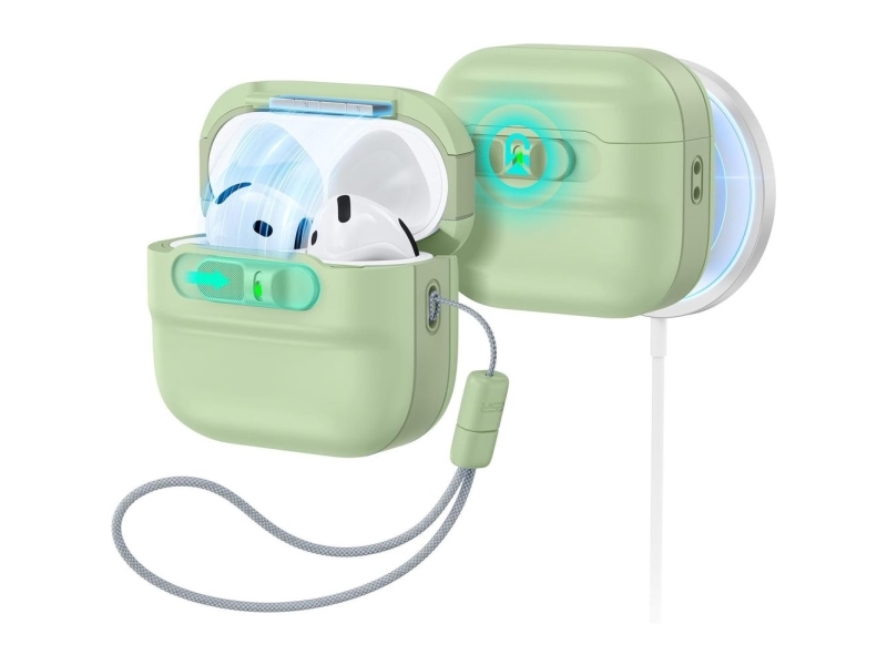Esr Pulse Halolock Magsafe Apple Airpods 4 / 5 Light Green