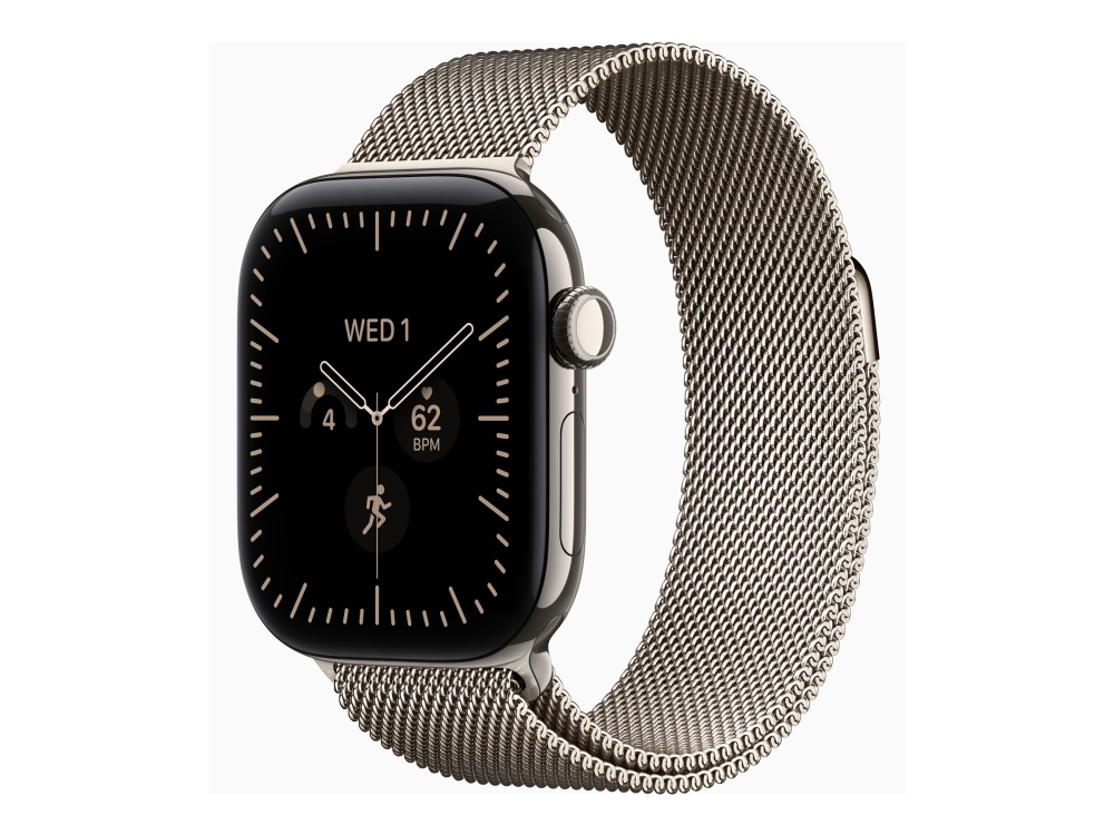 Apple Watch Series 12 Smartur 42 Mm Gps + Cellular, Naturtitanium Milaneselænke