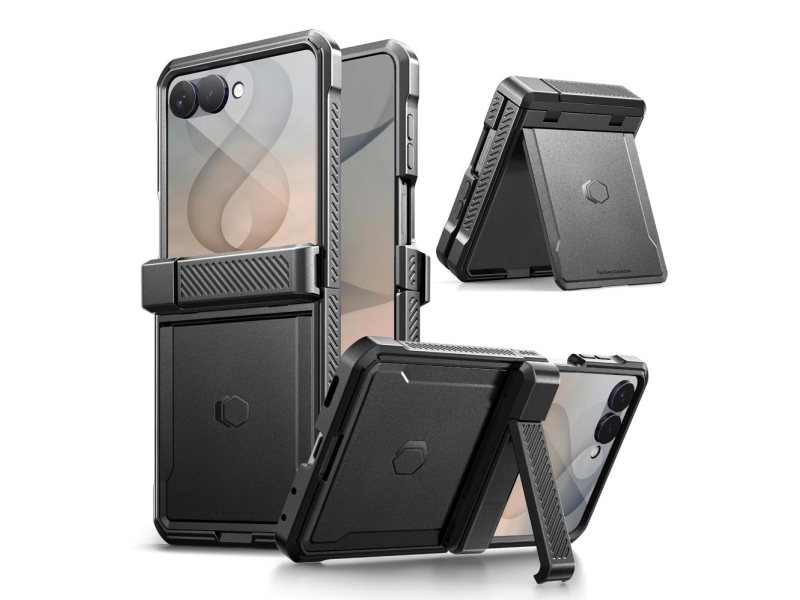 Tech-Protect Kevlar Pro Case For Samsung Galaxy Z Flip 8 - Black