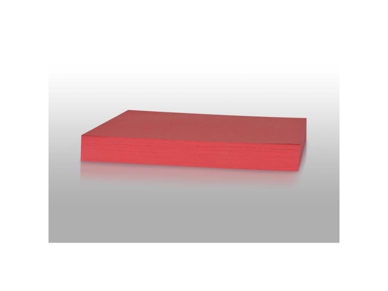 Folia Karton Play Cut, Weihnachtlich Rot, Ungestrichen, 180 G/M², 210 Mm X 297 Mm, A4, Packung Mit 100 Blatt (Schmale Bahn)