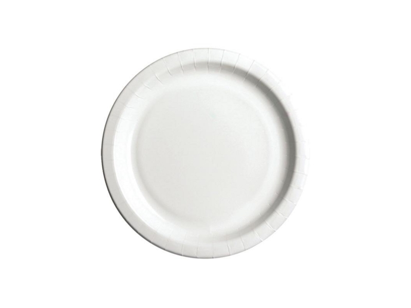 Paptallerkener, Huhtamaki, Ø 18 cm, pakke a 50 stk