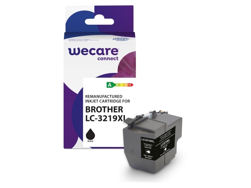 Blækpatron, Wecare Brother LC-3219XL, inkjet, 3.000 sider, sort