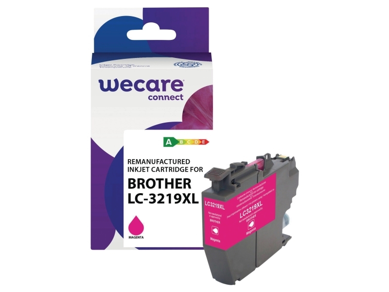 Blækpatron, Wecare LC-3219XL, 18 ml, 1600 Sider, Magenta