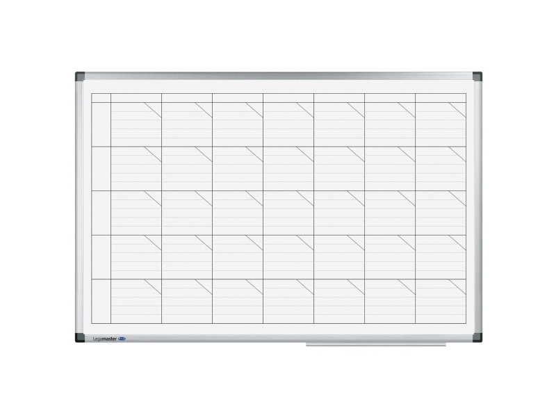 Whiteboardtavle, Legamaster, ugeplanner, 60 x 90 cm