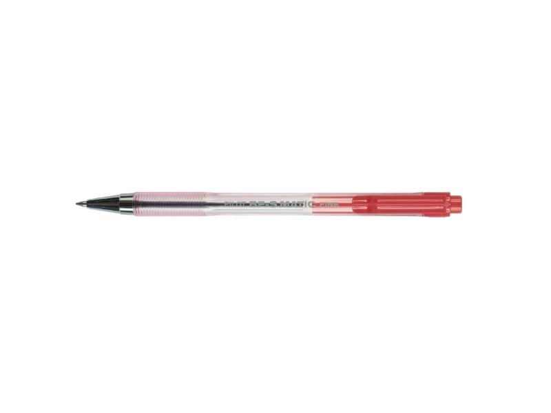 Kuglepenne, PILOT BP-S Matic, fin, 0,7 mm, rød, pakke a 12 stk