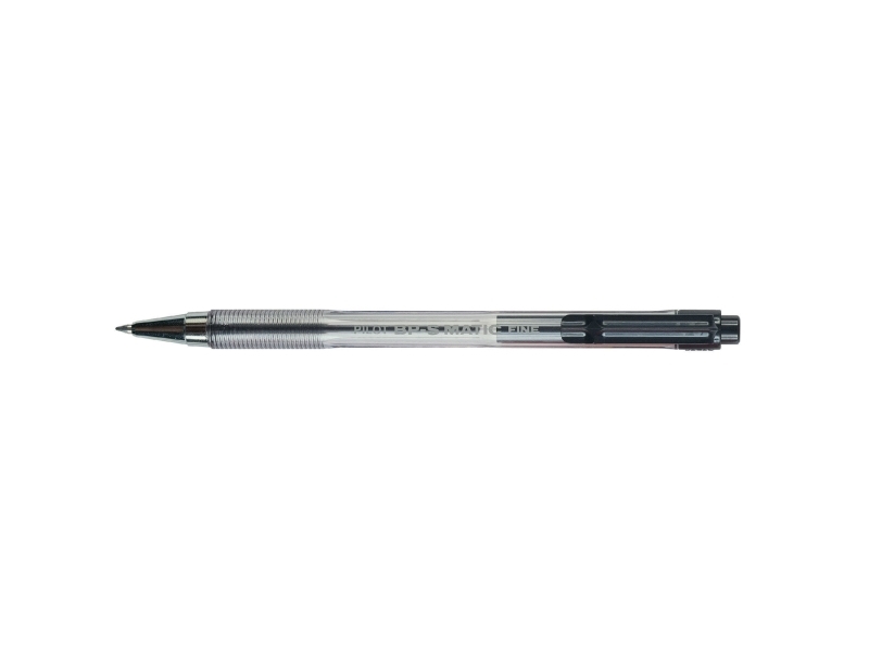 Kuglepenne, PILOT BP-S Matic, fine, 0,7 mm, sort, pakke a 12 stk
