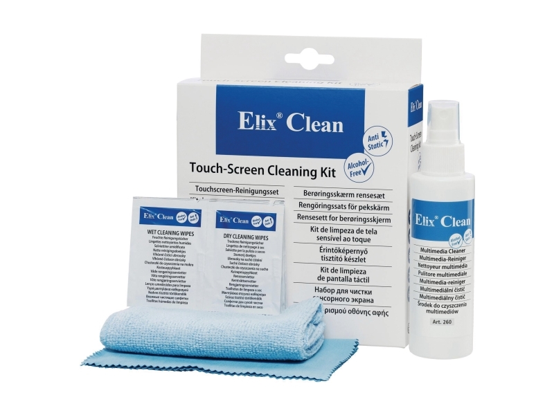 Multimedia, Cleaner, Rengøringssæt Elix 868.001, til touchskærm
