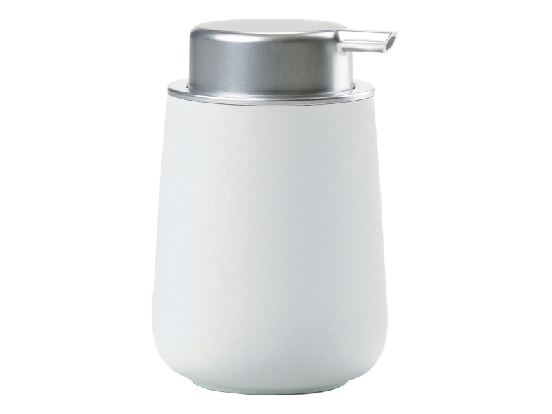 Seifenspender, Nova, Porzellan/Abs-Kunststoff, Manuell, 250 Ml, Weiß