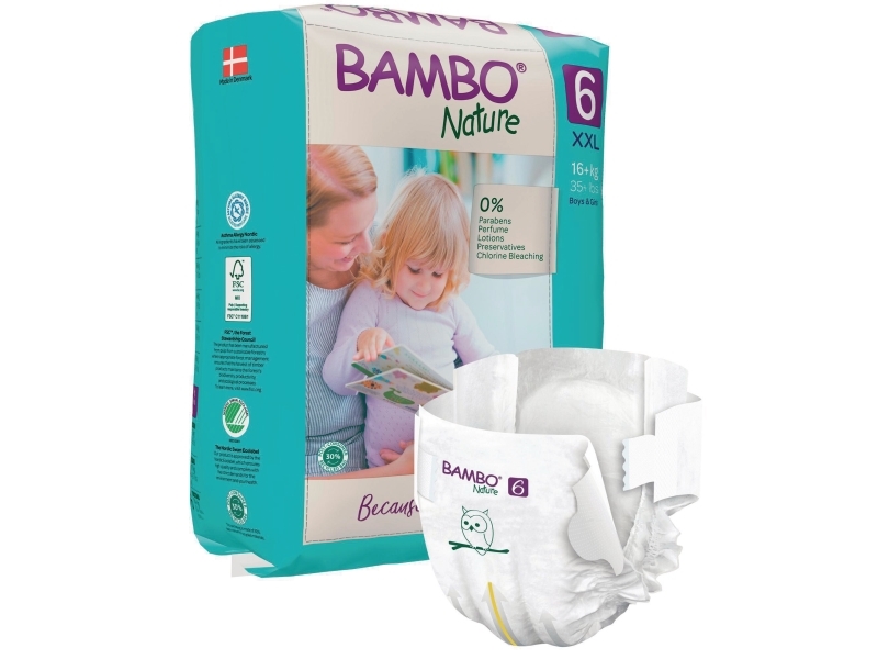 Bleer, Bambo Nature str. 6, 16+ kg, pakke med 120 stk